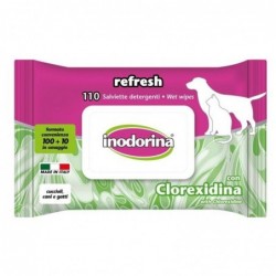 Inodorina Cane e Gatto Salvietta Refresh Clorexidina 110pz