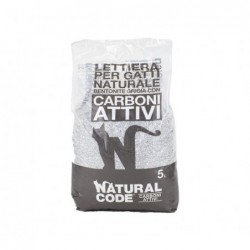 Natural Code Lettiera Bentonite Agglomerante Carboni Attivi 5L