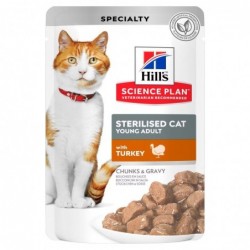 Hill's Gatto Science Plan Adult Sterilised busta 85gr Tacchino