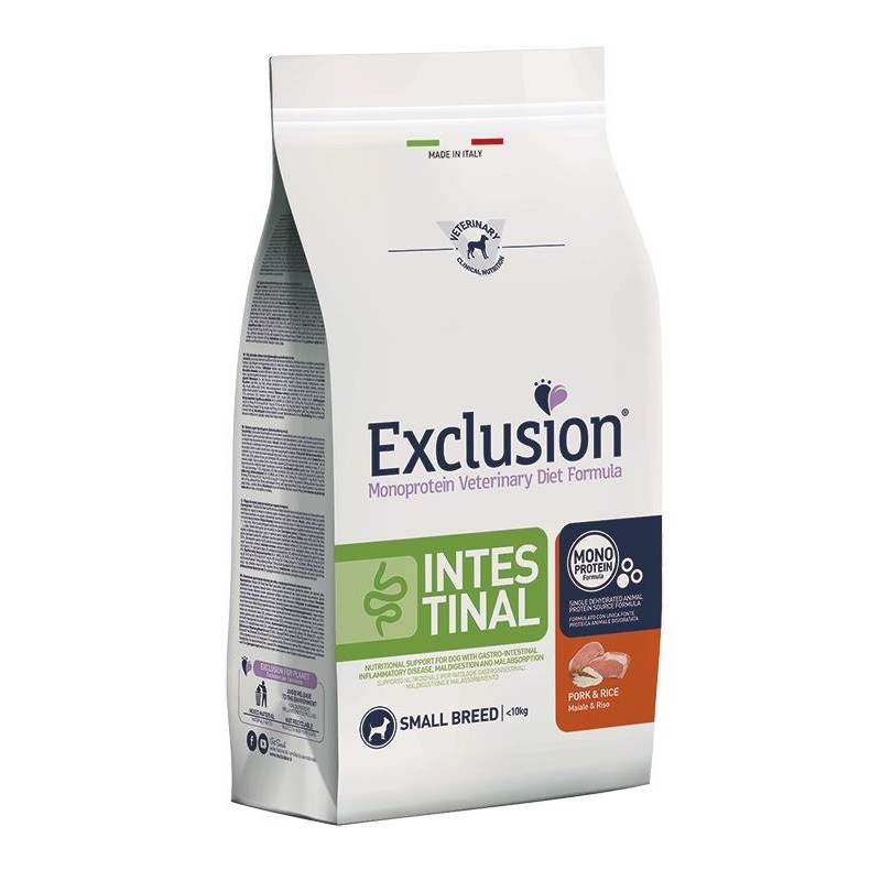 Exclusion Cane Medium Maxi Intestinal 12 kg Maiale e Riso