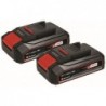 Twinpack 2 batterie Power X-Change 2,5 Ah in blister Einhell