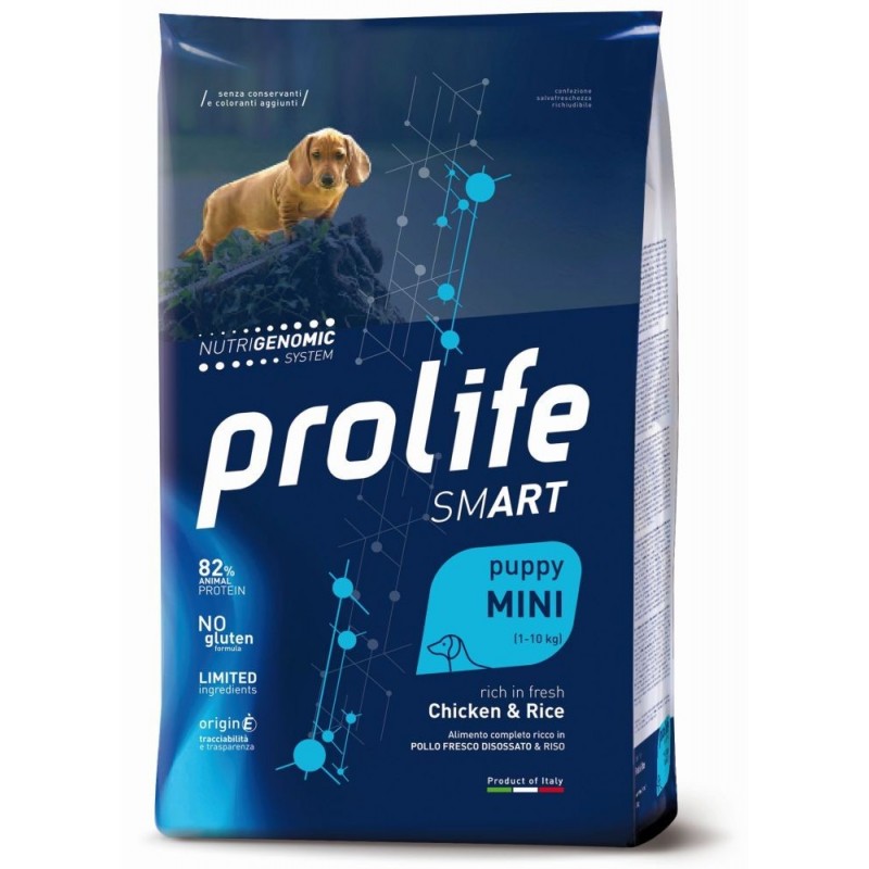 PROLIFE DOG Smart Mini Puppy Pollo e Riso 600gr