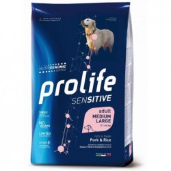PROLIFE DOG Sensitive Medium - Large Adult Maiale e Riso 2,5 kg
