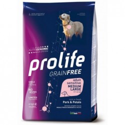 PROLIFE DOG Grain Free Sensitive Medium - Large Adult Maiale e Patate 10 kg