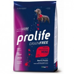 PROLIFE DOG Grain Free Sensitive Mini Adult Manzo e Patate 600gr
