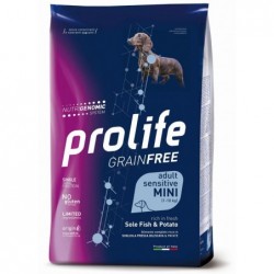 PROLIFE DOG Grain Free Sensitive Sole Mini Adult Pesce e Patate 2 kg
