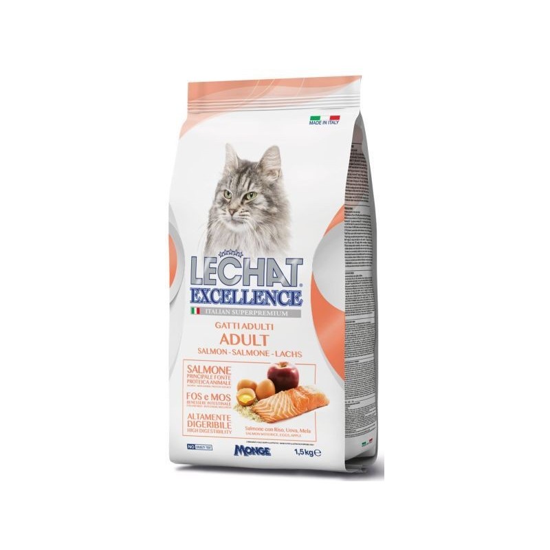 Lechat Excellence Gatto Adulto Salmone 1,5 kg