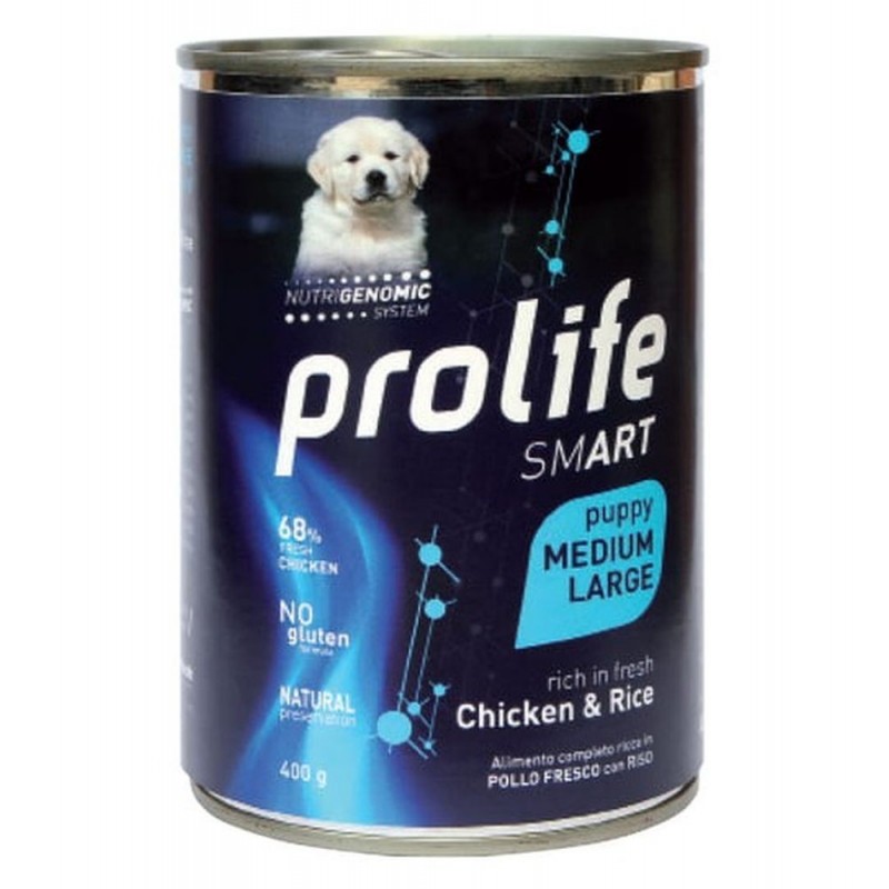 Prolife Cane Smart Puppy Medium e Large Pollo e Riso 400gr