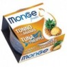 Monge Fruit Gatto, Tonno Pollo e Frutta Lattina 80gr : 800947001326MON-GRP:Tonno con Ananas
