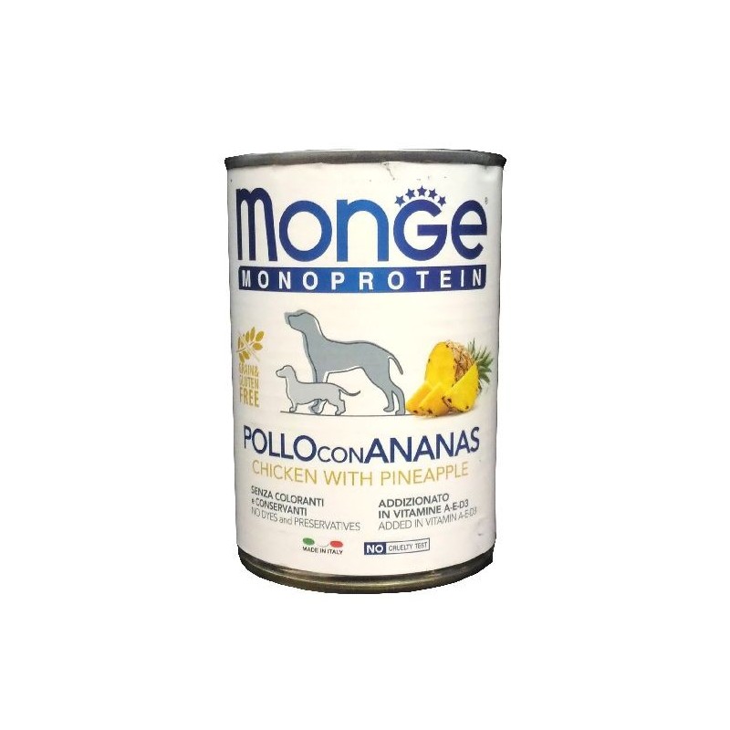 Monge Fruit Cane, Patè Monoproteico 400gr