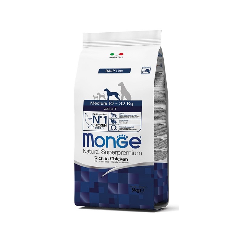Monge Natural Cane Taglia Media, Crocchette