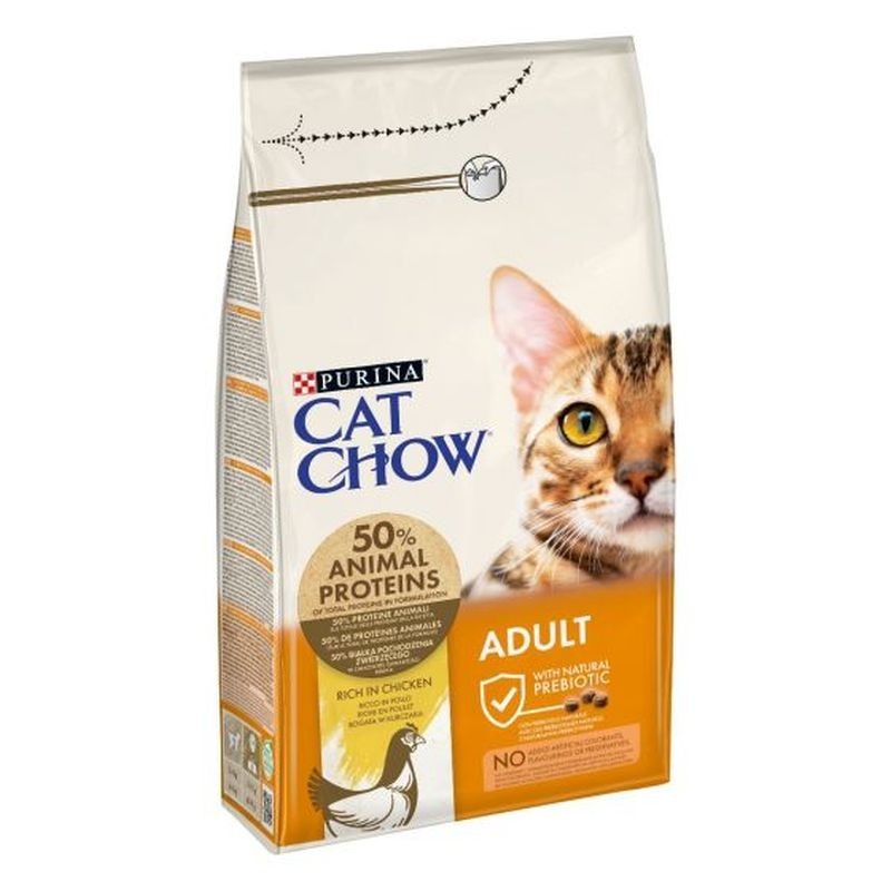Cat Chow Gatto Adult Crocchette 1,5kg Pollo