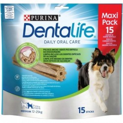 Dentalife Cane Medium Snack per l'igiene orale 345gr 15 Stick