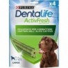Dentalife Cane Large Activefresh Snack Igiene Orale 4 Stick 142gr