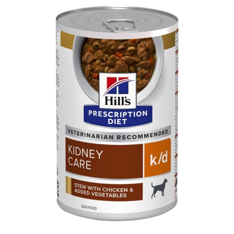 Hill's Cane Prescription Diet k/d Polle e Verdure 354gr