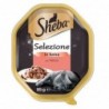 Sheba Selezione Gatto, Salsa in Vaschetta 85gr : 363176-GRP:Manzo e Tacchino