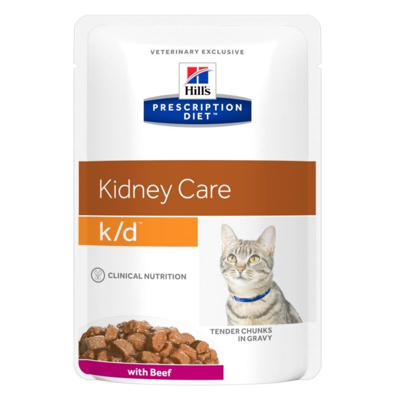 Hill's Gatto Prescription Diet k/d Kidney Care Manzo 85gr