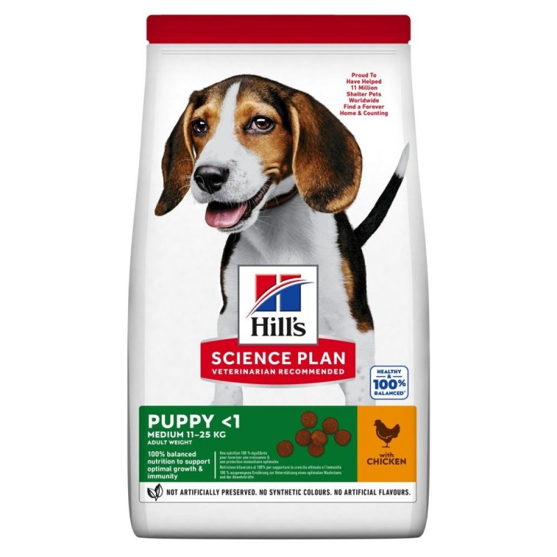 Hill's Science Plan Puppy Medium Pollo 12 kg
