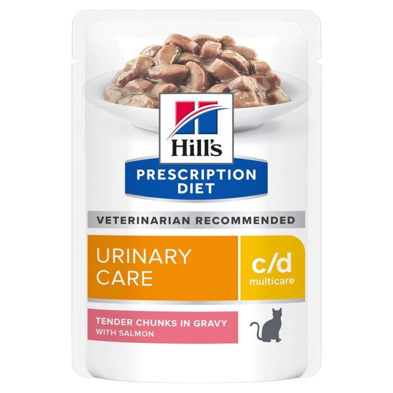 Hill's Gatto Prescription Diet c/d Multicare Urinary Care Salmone 85gr