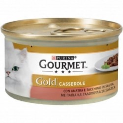 Gourmet Gold Gatto, Casserole Lattina 85gr