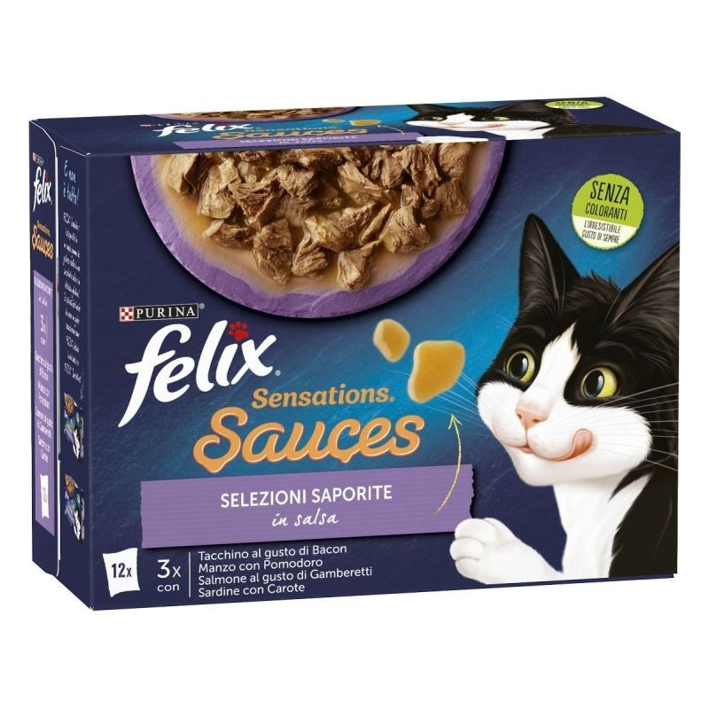 Felix Sensations Sauces Selezioni Saporite 12 x 85gr