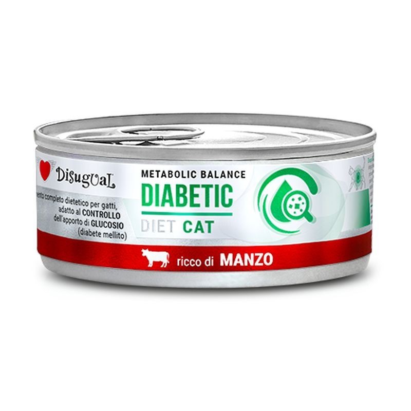Disugual Gatto Dieta Diabetic 85gr Manzo