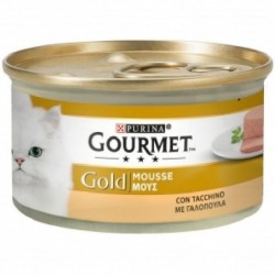 Gourmet Gold Gatto Adulto, Mousse Lattina 85gr