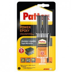 Pattex Acciaio Liquido Power Epoxy Siringa 35gr