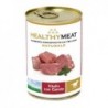 Healthy Meat Cane Monoproteico pezzi di carne 400gr : 1285VBB-GRP:Vitello e Carote