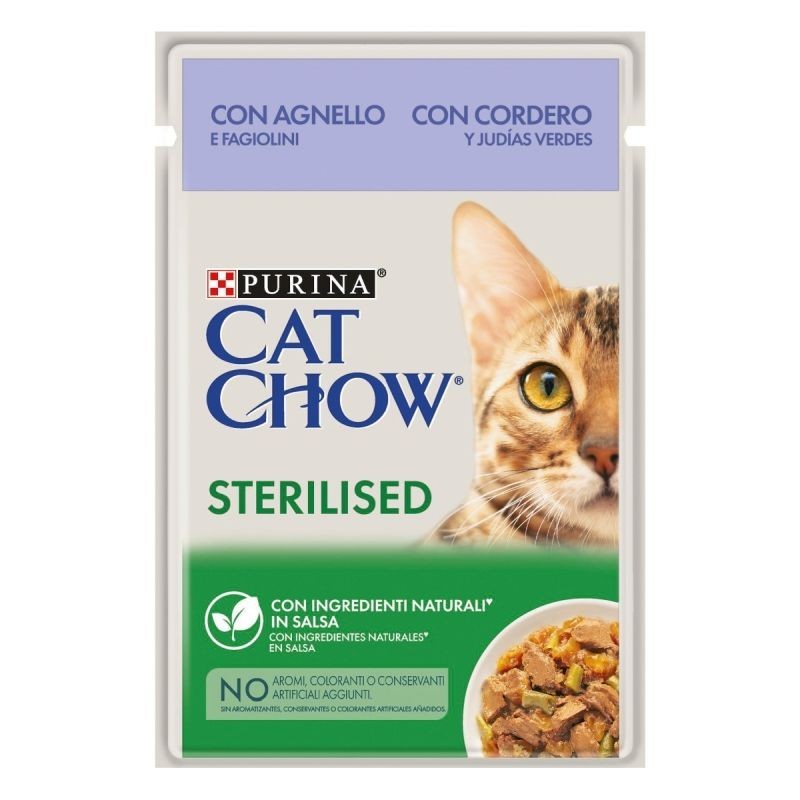 Cat Chow Sterilised 85gr Agnello e fagiolini